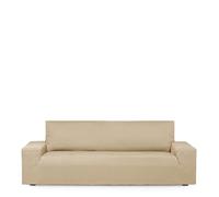 Eysa Luz Funda de sofá elástica 2 plazas de 130-160cm (Medida de Respaldo), Color Beige