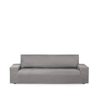 Eysa Luz Funda de sofá elástica 3 plazas de 160-190cm (Medida de Respaldo), Color Gris