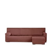 Eysa Luz Funda de sofá para Chaise Longue con el Brazo Corto Lado Derecho Vista Frontal Color Caldera
