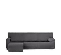 Eysa Luz Funda de sofá para Chaise Longue con el Brazo Corto Lado Izquierdo Vista Frontal Color Antracita