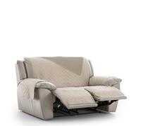 Eysa Magnus Salvasofá o Funda de sofá Acolchada 120cm (Medida de sentada) 2 Plazas x 2 Relax 00 Crudo