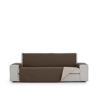 Eysa Magnus Salvasofá o Funda de sofá Acolchada y Reversible 115cm (Medida de sentada) 2 Plazas 07 Marrón