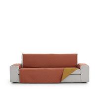 Eysa Magnus Salvasofá o Funda de sofá Acolchada y Reversible 115cm (Medida de sentada) 2 Plazas 09 Naranja