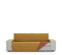 Eysa Magnus Salvasofá o Funda de sofá Acolchada y Reversible 155cm (Medida de sentada) 3 plazas 05 Mostaza