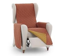 Eysa Magnus Salvasofá o Funda de sofá Acolchada y Reversible 55cm (Medida de sentada) 1 Plaza 09 Caldera