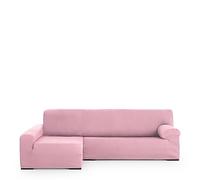 Eysa Poseidon Chaise Longue 250-315cm Brazo Largo Izquierdo Vista Frontal Rosa