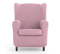 Eysa Poseidon Funda de sillón orejero elástica 70-90cm de Respaldo, Rosa