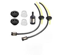 EYVRPAU Kit 9 Piezas Mantenimiento Línea Combustible para Desbrozadora, Cortacésped, Cortasetos, Repuesto Esencial de Tubo y Filtro de Gasolina para Arranque Fácil y Rendimiento Motor Óptimo