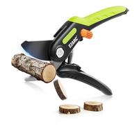 EZARC Tijeras de Podar con Hoja SK5 - Tijeras Podar con Capacidad de Corte de 20 mm, Tijera de Podar-Mango Antideslizante - Cierre con un Botón para Cortar Flores, Podar Plantas y Recoger Frutas