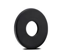 Ezitruz Arandelas M8 Negras, 50 Piezas de Acero al Carbon, Arandelas de Carrocería M8, Planas, Arandelas de Distancia para Tornillos y Tuercas y Varilla Roscada
