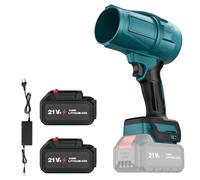 Eznaobo Soplador de violencia para coche Makita 18 V, 1050 W, ventilador turbo jet, sin escobillas, portátil, inalámbrico, 32000 rpm, mini soplador PC, coche, sofá, batería de 4000 mAh