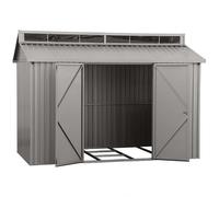 Ezooza Caseta de aluminio Alu 10'x6' Duramax 323 x 172 x 230,5 cm, color gris