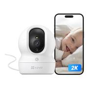 EZVIZ 2K Camara Vigilancia WiFi Interior con Seguimiento Automático, Cámara IP Domicilio WiFi 360° para Bebe con Visión Nocturna Color, Detección Humana, Llamada Bidireccional, Soporta 512GB, CP1 3MP