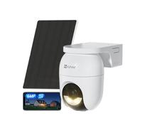 EZVIZ 6MP Cámara Vigilancia 4G WiFi Dual, Cámara Exterior Solar con Batería | Grabación 24/7 AOV, 360° PTZ, Detección Persona/Vehículo, Visión Nocturna, Defensa Activa, Panel Solar 5W (NO SIM)