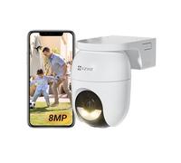 EZVIZ 8MP Cámara de Vigilancia Exterior con Batería,4K, AOV, Wi-Fi, Cobertura 360° sin Cables, Detección IA de Personas y Vehículos, Visión Nocturna en Color, Defensa Activa, Zoom Automático, CB8 Lite