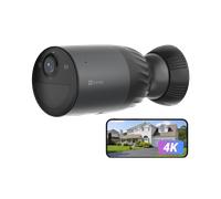 EZVIZ BC1C Pro 4K Cámara de Batería WiFi 8MP 4K 2.8mm Exterior con Detección Movimiento I.A, Batería Recargable . Compatible Con Panel Solar