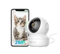 EZVIZ C6N Cámara Vigilancia WiFi Interior 360°, 1080P Camara Vigilancia Bebé/Mascotas, Vision Nocturna, Audio Bidireccional, Deteccion de Movimiento,Control Remoto, Compatible con Alexa