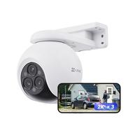 EZVIZ Cámara WLAN H80f – Triple lente, Exterior, 2K (2560×1440)