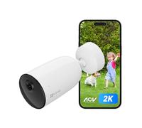 EZVIZ Cámara Vigilancia WiFi Exterior sin Cable,2K Cámara IP de Seguridad,AOV Modo,IA Detección de Persona/Vehículo,Batería Recargable de 120 Días,Visión Nocturna en Color,Llamada Bidireccional,CB3