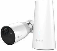 EZVIZ Cámara Wifi Exterior BC1-B1 con Batería 12900mAH IP66 Escaneo Progresivo 2MP Micro Sirena de Detección de Movimiento CS-BC1-B1 - Nuevo
