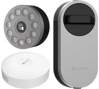 EZVIZ CS-DL01S + DL01CP + A3-BK, Cerradura inteligente, con código, tarjeta RF, color gris, grado de protección IP56, para uso interior, certificaciones CE / UKCA / RoSH / WEEE / REACH
