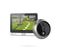 EZVIZ DP2 PRO 2K Mirilla digital WiFi con pantalla táctil 4,3", lente HD gran angular 166°, detección PIR con alerta al móvil, audio bidireccional, visión nocturna IR (5 m) y batería recargable. Segur