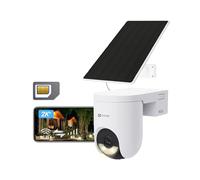 EZVIZ HB8 Lite 2K+ Cámara Vigilancia 4G WiFi Exterior Solar, Incluye Tarjeta SIM, Batería con Panel Solar 5W, Grabación AOV 2.0, Visión Nocturna Color, 360°, Detección IA Humana/Vehículo, Impermeable
