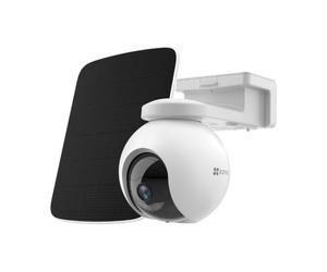 EZVIZ HB8 Pro · Cámara Rotativa 4K a Batería · Panel Solar Incluido