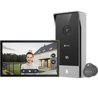 EZVIZ HP5 Videoportero con Pantalla de 7 Pulgadas, 1080p, Negro y Plata