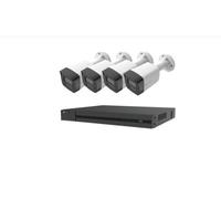 EZVIZ Kit de seguridad H3K PoE 4K con NVR de 8 canales y 2 TB de almacenamiento, Blanco