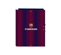Safta Carpeta folio 3 solapas F.C. Barcelona – Licencia oficial, A4, 26x36.5 cm Azul marino/granate