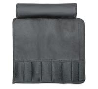 F. DICK 81061010 - Bolsa Enrollable de Tela sin Contenido (Bolsa Enrollable para Herramientas de guarnición, con 7 Compartimentos, Funda para Cuchillos), Color Negro