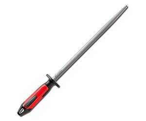F. DICK Afilador grueso estándar en rojo y negro (forma de tira/longitud: redondo, 30 cm)