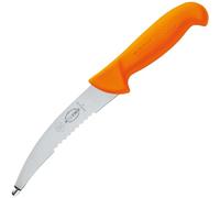 F. DICK ErgoGrip 8214015-53 - Cuchillo con hoja (15 cm, acero inoxidable X55CrMo14, 56° HRC) 28 x 4,2 x 2,33 cm, color naranja