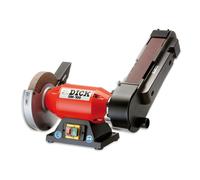 F. DICK Máquina de rectificado de bandas SM-100 (para rectificado plano y en V, con disco de pulido de fieltro)