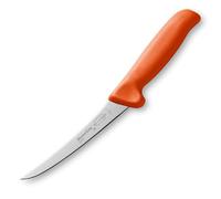 F. DICK MasterGrip 82881151-53 - Cuchillo para deshuesar (15 cm, flexible, hoja extra afilada, 56 HRC, mango ergonómico, acero especial, cuchillo de carnicero, cuchillo profesional, color naranja