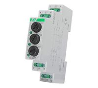 F&F 2892 - Detector de luz de señalización (3 Fases, Fusible, 3 Unidades), Color Verde