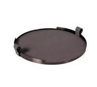 F Fityle Banja con Bor Metal Redonda | Banja con perficie, para Recibidor, Gris Oscuro