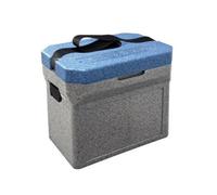 F Fityle Caja Térmica Espuma Rígida Aislante | Aislado, Contenedor Térmico con Correa, Comida para Llevar, Gris, 8L