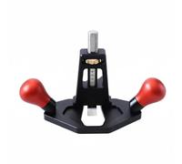 F Fityle Cepillo de Carpintería Cepillo Manual Garlopa de Hombro Cepillo de Ranuras Cepillo de Ajuste con Mecanismo de Precisión para Cortes Controlados Pomo, Negro Y Rojo