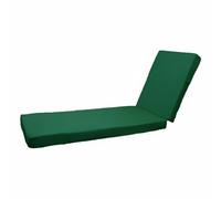 F Fityle Cojín Exterior para Tumbona Almohadilla de Silla Colchoneta de Reposera Cojín Acolchado Resistente al al Agua en Poliéster Adecuado para Piscina Playa, Verde, 183 53 7.6