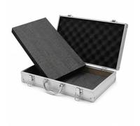 F Fityle Contenedor Industrial Maletín Estuche Caja Compacta con Carcasa Refuerzos Metálicos Interior con Tapa de Espuma de Celdas y Base Troquelada Cierre