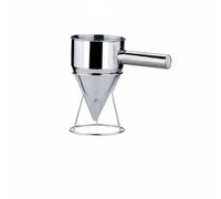 F Fityle Embudo de Acero Inoxidable Dispensador de Dosificador Profesional con Mango y Tapón de Silicona con Estructura Desmontable Fácil de Limpiar Adecuado, S 550ML 8MM, With Stand