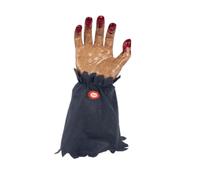 F Fityle Figura Animada Fantasma Mano Sorpresiva Elemento Decorativo con Movimiento Revestimiento Textil Oscuro Plástico y Tela Interruptor en la Parte Frontal, Marrón, Style to 2