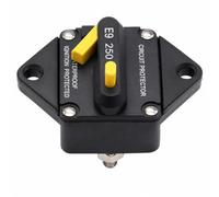 F Fityle Inrruptor Circuito Corrien Continua Compacto Sobrecorrien con Restablecimiento Manual Rearmable Sobrecarga, Estilo C