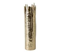 F Fityle Portavelas Decorativo Candelabro Centro, 10 9 H39cm, Florero De Cresta De Oro Pálido