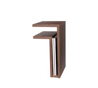 Maze Estantería de pared F-shelf nogal estante a la izquierda