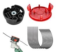 F016800431 Reemplazo de línea de recortadora para cortadoras de cepillo Bosch AFS 23 a 37, con cubierta de carrete F016F04841 y cabeza de corte F016F04839, 37 cm × 3,5 mm (10 líneas + 1 cubierta + 1