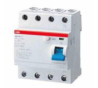 F204 F-63/0.03, Dispositivo de protección contra corrientes residuales, Tipo S, IP2X, 230 / 400 V