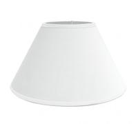 Fabrilamp Pantalla Abrila Clara E27 cónica cerrada 45 x 23 x 29 cm Blanco